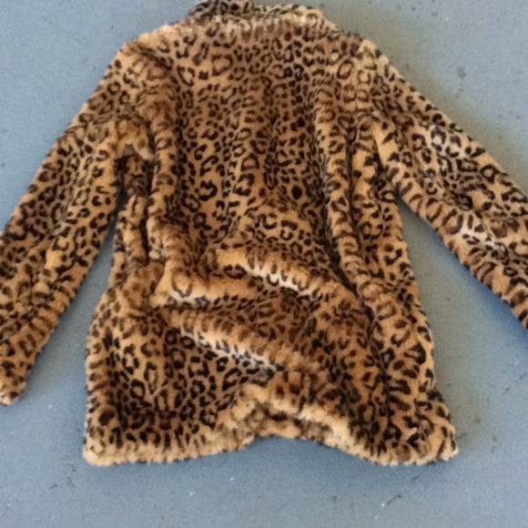 ZARA FAUX FUR LEOPARD COAT - XS - Picture 4 of 4